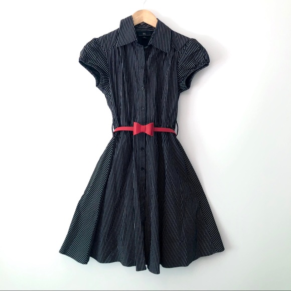 Iz Byer Dresses & Skirts - Retro pinup vintage style striped dress
